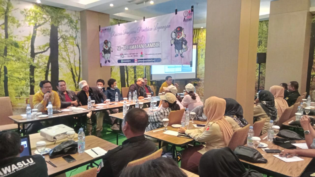 Jadi Narasumber di Rakernis Pengawas Pemilih Lapangan, Tobaristani Beri Masukan Penting