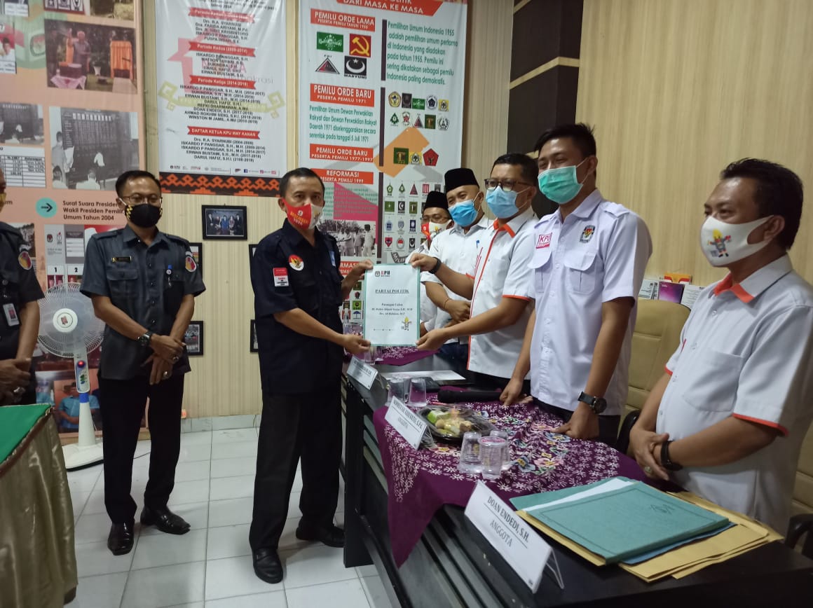 Refki Dharmawan, SH  Perbaikan syarat calon pada tanggal 14 - 16 september 2020