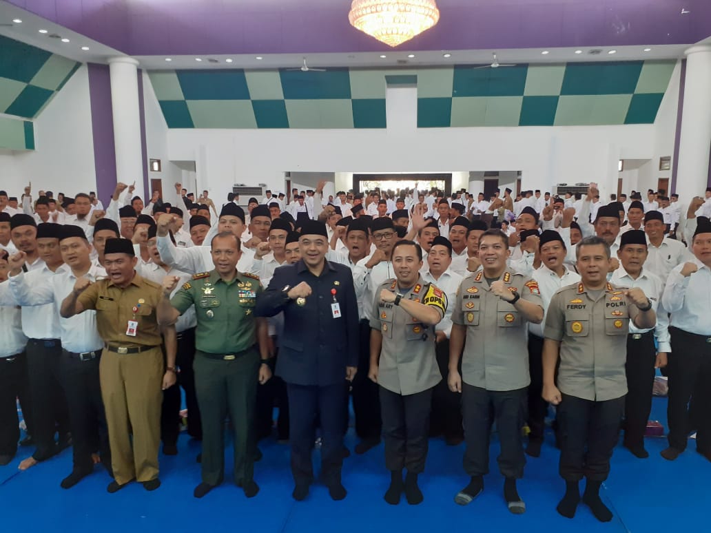 Calon Kades Di Kabupaten Tangerang, Gelar Deklarasi Siap Menang Dan Siap Kalah