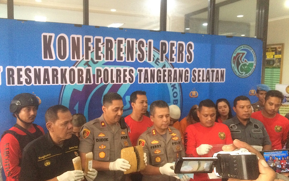 Sembunyikan Sabu, Warga Thailand Diamankan Polres Tangsel