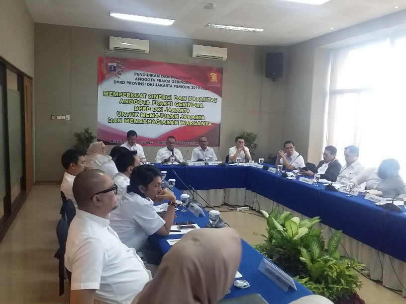 Maksimalkan Tugas dan Fungsi, 19 Anggota Fraksi Gerindra Ikuti Bimtek