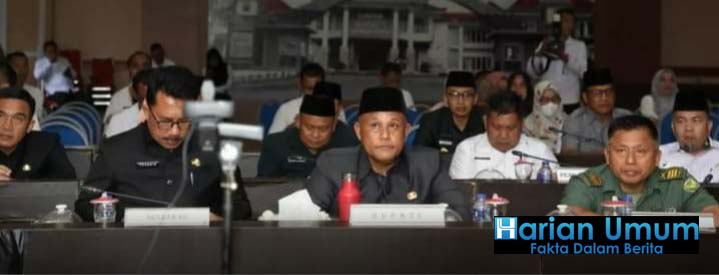 Rapat Paripurna DPRD, Bupati Lampung Selatan Sampaikan Rancangan APBD TA 2023