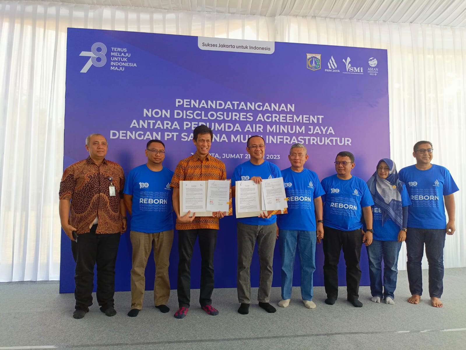 PAM Jaya Bersinergi dengan PT SMI Hadirkan Kedaulatan Air di Jakarta