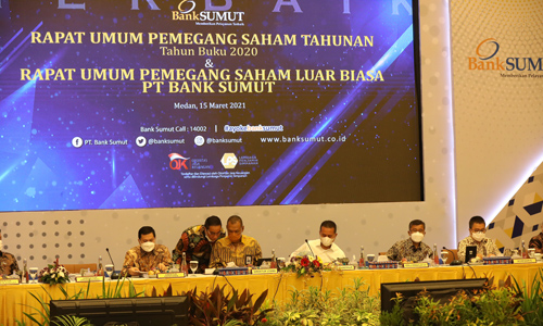 RUPS LB PT BANK Sumut Angkat Komut Datuk Syaiful Azhar