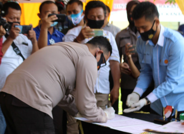 Polres Way Kanan Gelar Deklarasi Damai Pilkada Serentak Tahun 2020