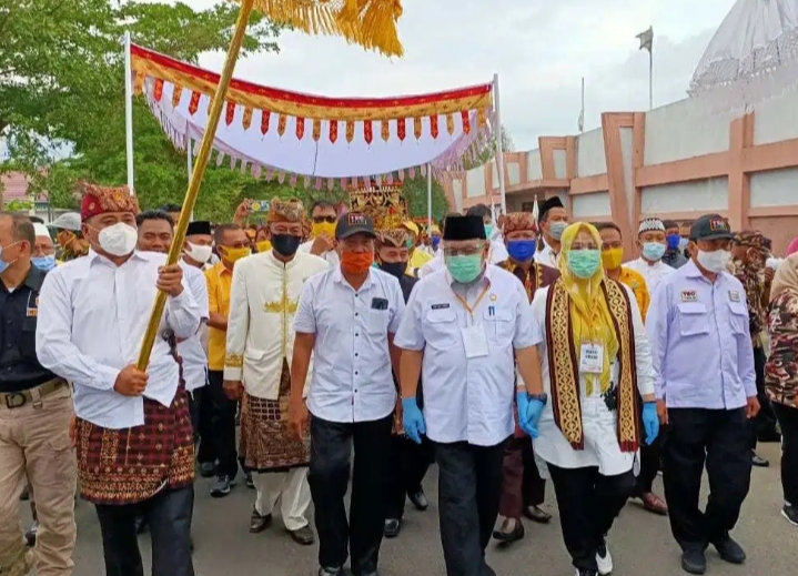 KPU Lamapung Selatan Terima Berkas Sebagai Calon Bupati Lamsel Tampa Antoni