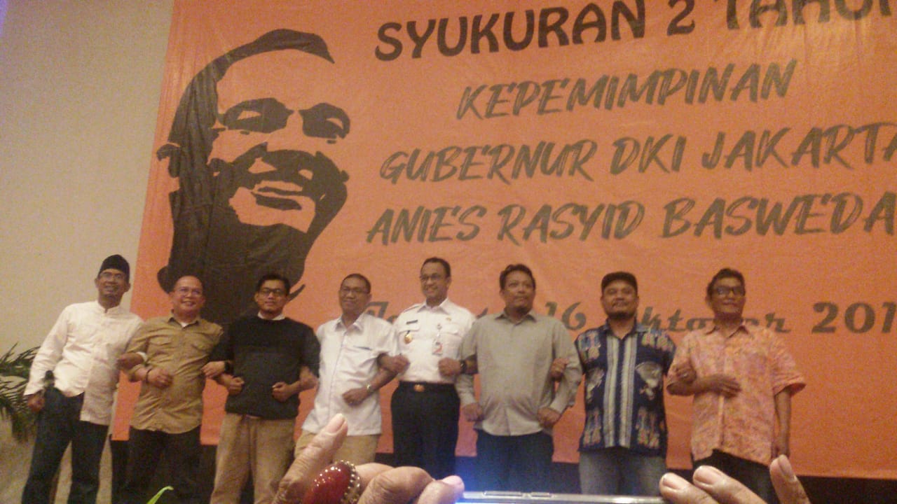 Di Acara Syukuran 2 Tahun Pimpin Ibukota, Begini Saran Aktifis Untuk Anies