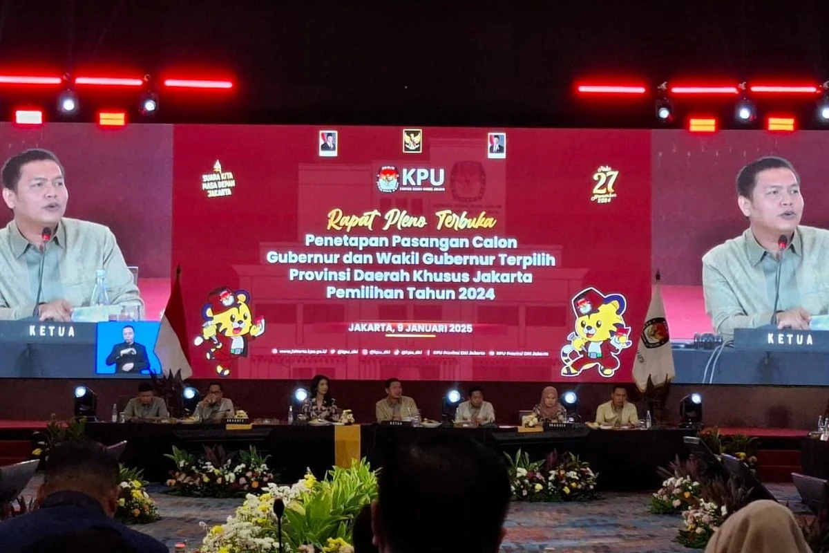 KPUD Tetapkan Pramono Anung-Rano Karno  sebagai Gubernur dan Wakil Gubernur Jakarta 2024-2029