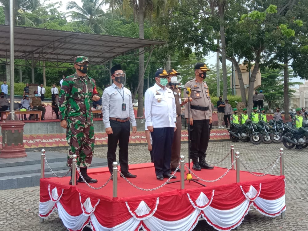 Polres Lampung Selatan Gelar Apel Bersama Kesiapan Penanggulangan Bencana Alam