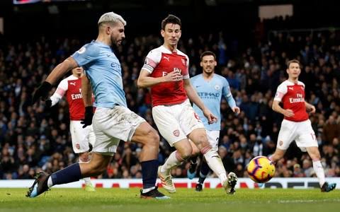 ManCity Bekap Arsenal 3-1 Berkat Hatrick Aguero