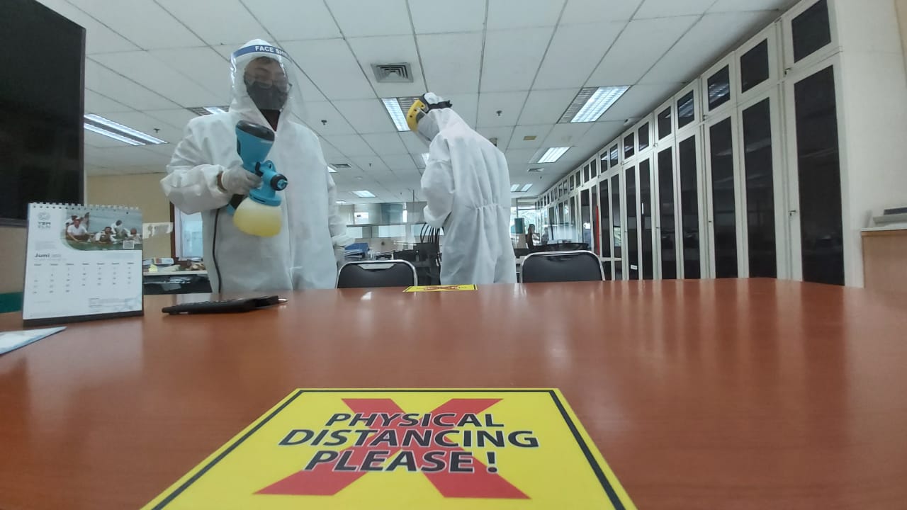 Kantor PLN Pusat Lockdown, Agung: Kami Rutin Semprot Disinfektan