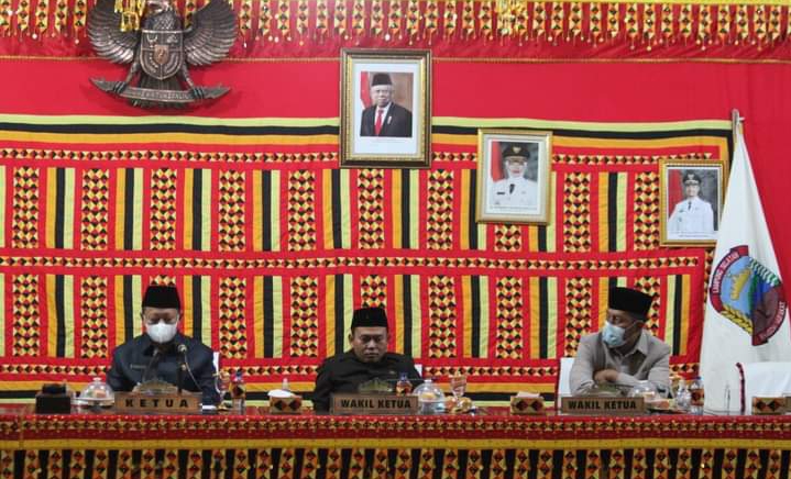 Perdana di tahun 2022, DPRD Lampung Selatan melaksanakan Sidang Paripurna