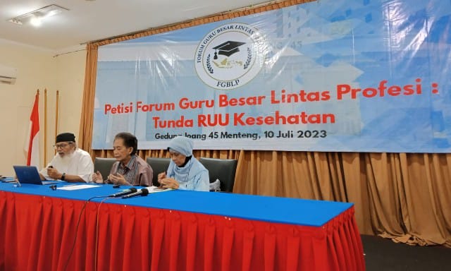 Terkait RUU Kesehatan, Forum Guru Besar Lintas Profesi Ajukan Petisi ke Jokowi dan Puan Maharani