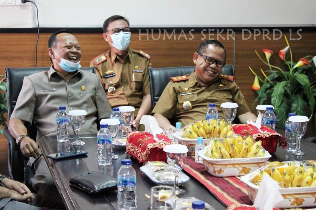 PJS Bupati Sulpakar kunjungi Ketua DPRD Lamsel