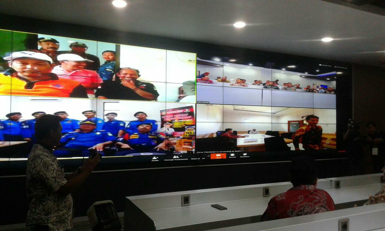 Peresmian Aplikasi Bebunge, Call Center 112, Commad Center Sidalmentel dan Newsroom Diskominfosantik Kabupaten Bekasi