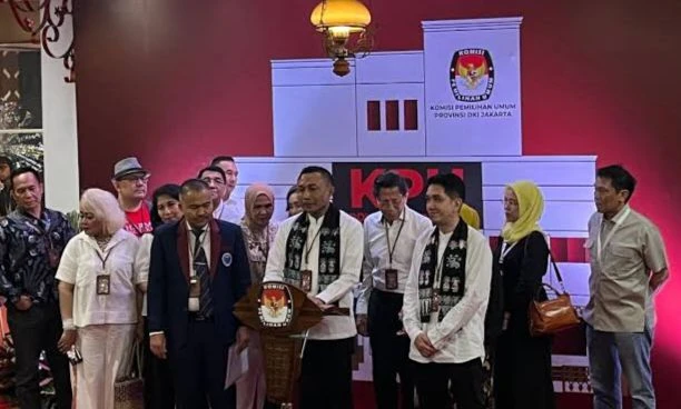 Dharma-Kun Daftar ke KPU, Pilkada Jakarta 2024 Sah Diikuti 3 Pasang Calon
