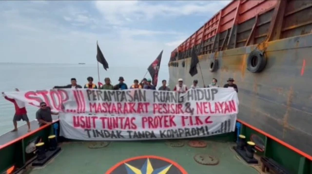 Peringati Hari Nelayan, Koalisi Rakyat Banten Desak Pemerintah Setop & Bongkar Proyek PIK-2