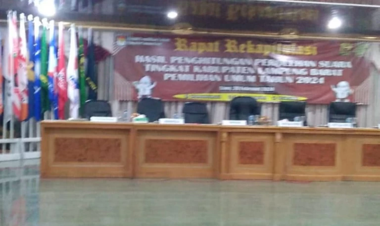 KPUD Lambar Siang ini Akan Mulai Mengadakan Rapat Pleno Penghitungan Tingkat Kabupaten