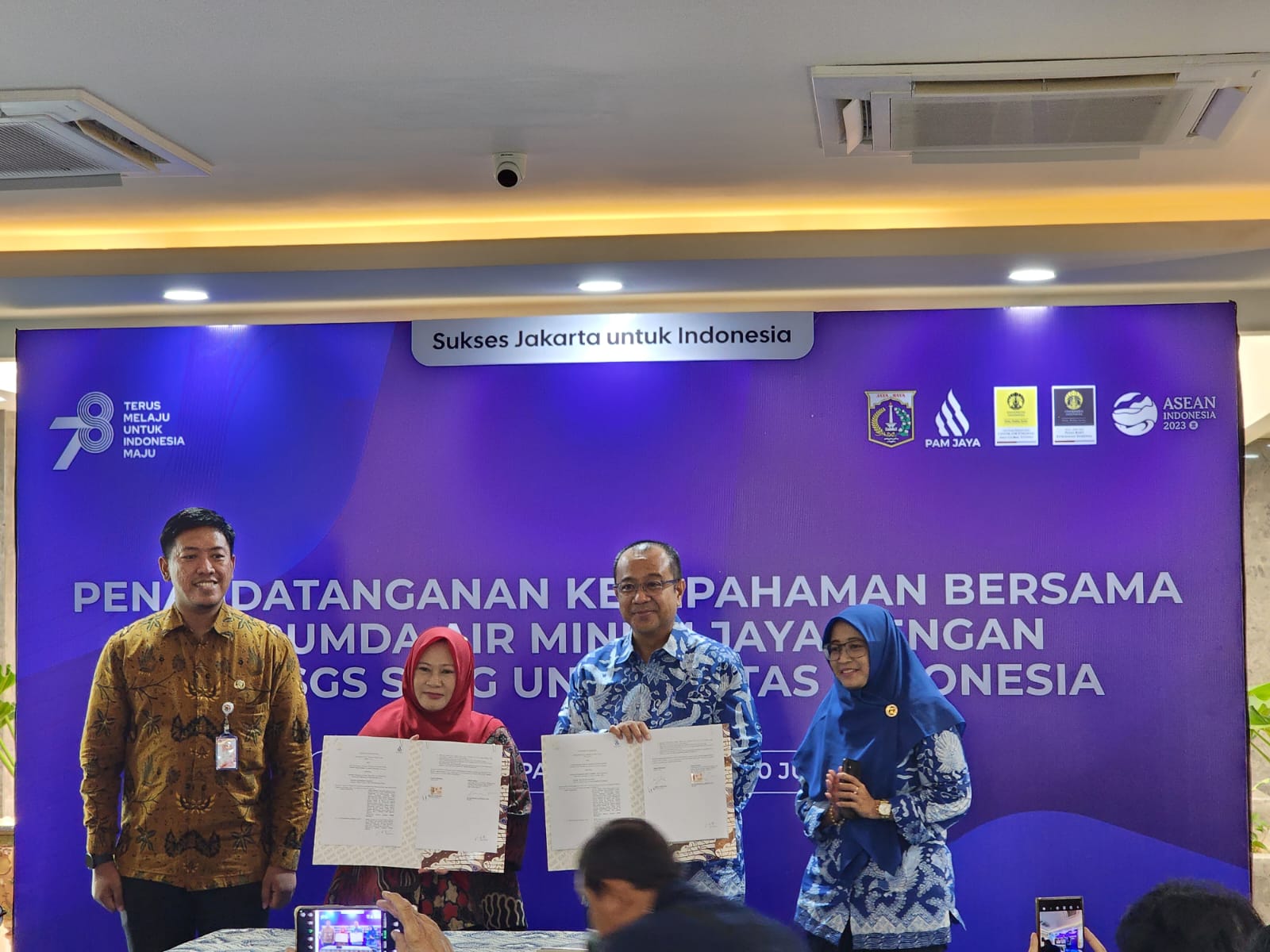 Kolaborasi PAM Jaya dan UKK CSGS SKSG UI Guna Perbaikan Layanan