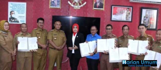 Pemkab dan Kejari Lampung Selatan Tandatangani Rencana Kerjasama Dalam Hal Penanganan Hukum