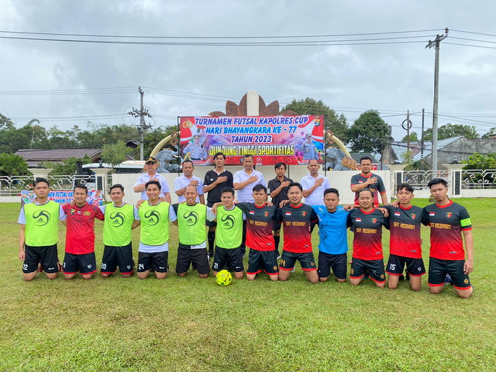 Polres Lampung Barat Gelar Turnamen Futsal Kapolres Cup