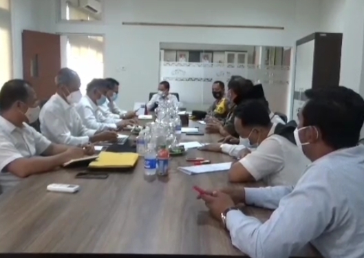 Sekdakab Way Kanan Saipul Rapat Koordinasi Terkait Pelaksanaan Vaksinasi Covid 19