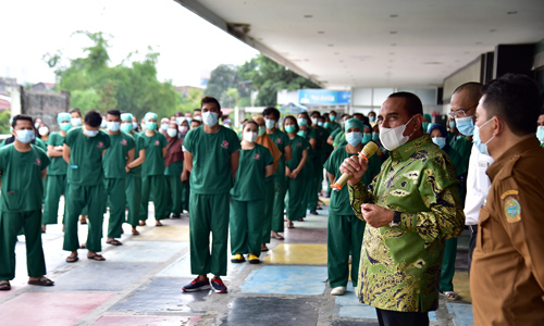 Tidak Lagi Jadi RS Rujukan Covid-19, Edy Rahmayadi Pastikan Nakes RS Martha Friska Akan Tetap Bekerja