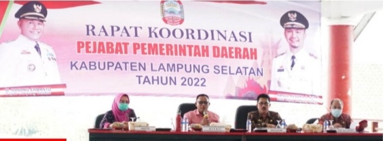 Rakor Perdana di 2022, Bupati Lampung Selatan Berang Banyak Pejabat Absen