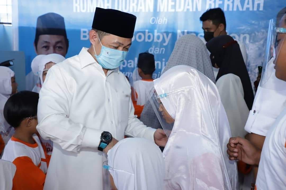 Kampanyekan Mantu Jokowi, Anies Matta Buka Rumah Qur'an Di Medan