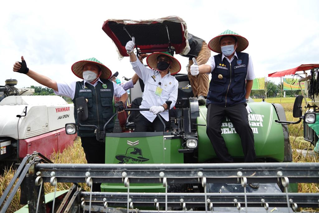 Mentan RI Sebut Sumsel Andalan Produksi  Beras di Indonesia