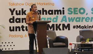 Wagub Audy Joinaldy Dukung Pemanfaatan Teknologi Digital Bagi UMKM