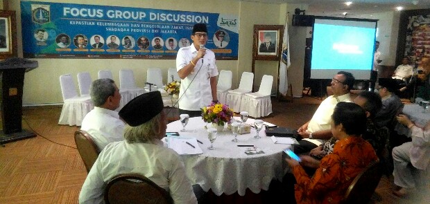 Sandi Harap FGD Dapat Berikan Solusi untuk Kemelut Legalitas BAZIS DKI