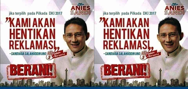 Sebut Anies Menghina Pak Harto Karena Tolak Reklamasi, Ahok Dimana?