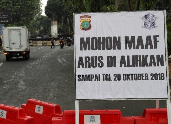 Ini Rekayasa Lalin Dalam Pelantikan Presiden Besok