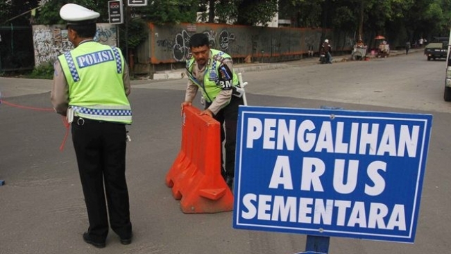 Rekayasa Lalin di Sekitar MK, Ini Jalan Yang Dialihkan dan Ditutup