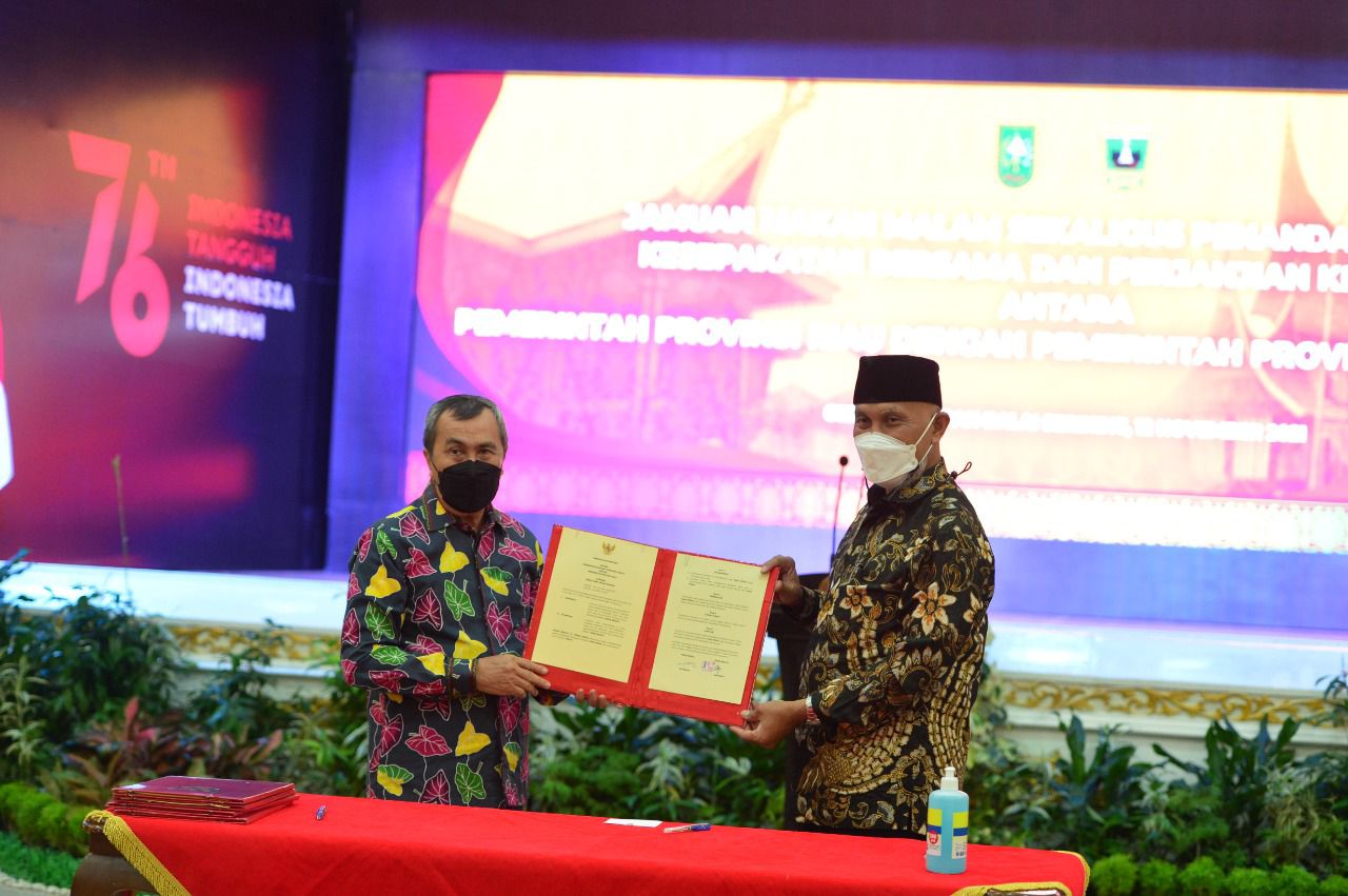 Tol, Pelabuhan dan Pertanian Jadi Prioritas, Pemprov Sumbar dan Riau Perjanjian Kerjasama