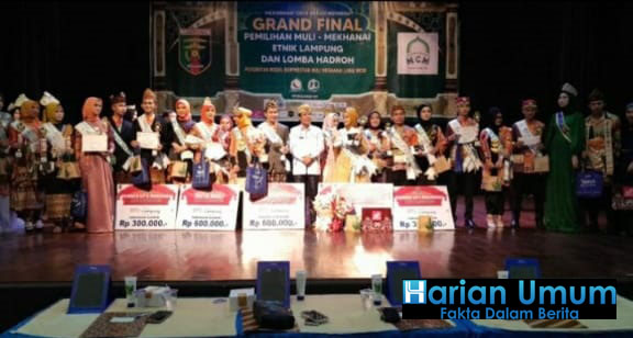 MCMI Sukses Gelar Grand Final Pemilihan Muli - Mekhanai Etnik Lampung dan Lomba Hadroh .