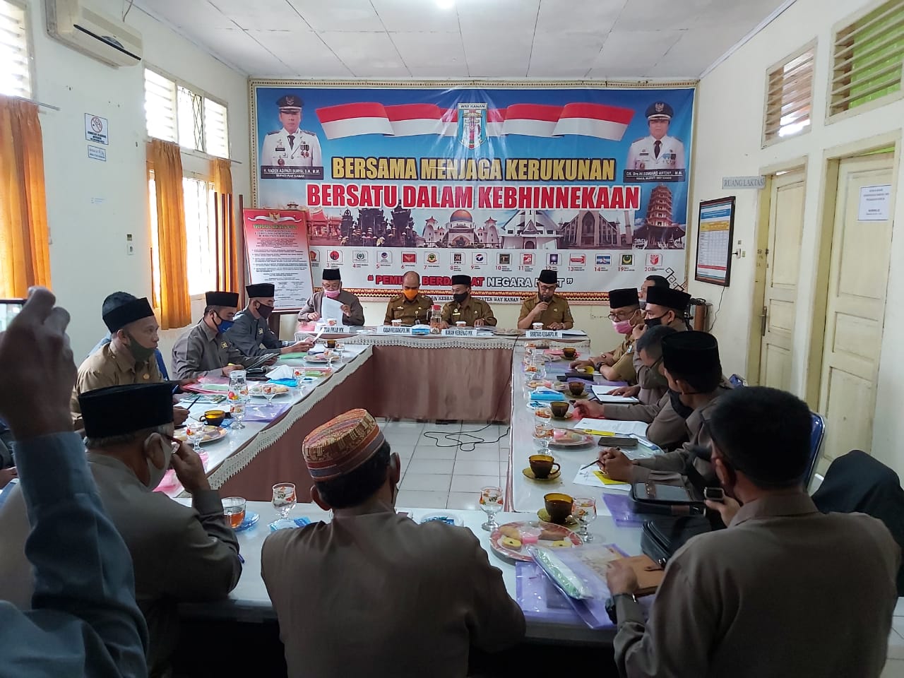 Badan Kesbangpol Way Kanan Gelar Rapat Koordinasi Dengan FKUB