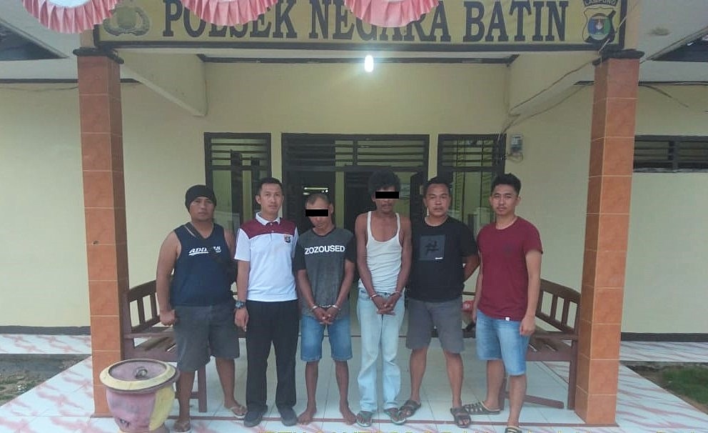 Polsek Negara Batin Amankan  Dua Orang Pengguna Sabu