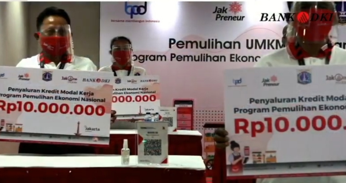 Bantu Pulihkan UMKM Jakarta, Bank DKI Kucurkan Kredit Rp 38,8 Miliar