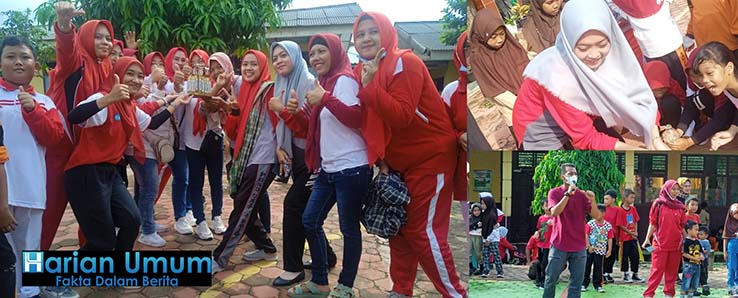 Heboh emak-emak wali murid dan dewan guru SD N 2 Labuhan Dalam, Tanjung Senang Bandar Lampung