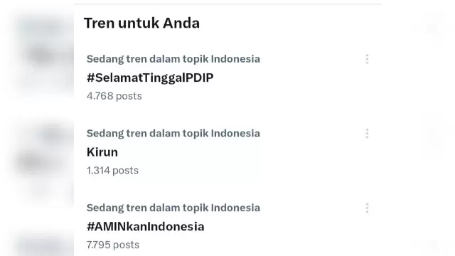 Tagar Selamat Tinggal PDIP Menggema di Twitter