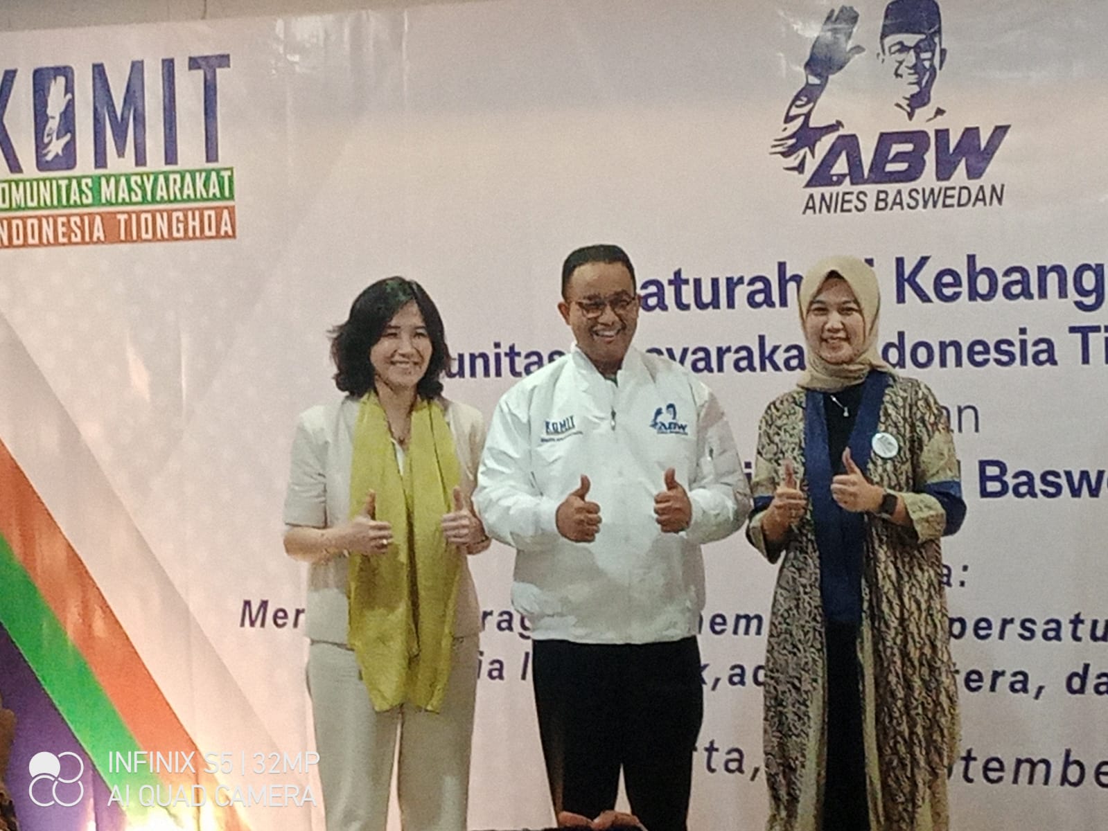 Komunitas Masyarakat Indonesia Tionghoa (KOMIT) menggelar Silaturahmi Kebangsaan dengan Anies Baswedan