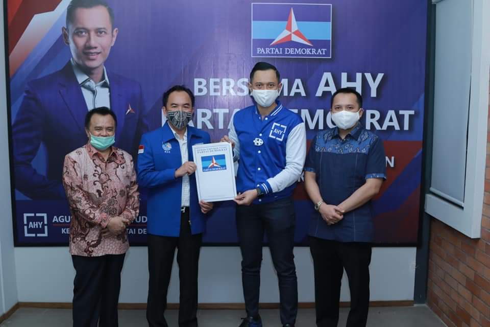 DPP Demokrat Mengusung Raden Adipati Surya dan Edward Anthoni, Pada Pilkada 2020