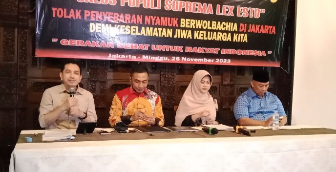 Gerakan Sehat Untuk Rakyat Indonesia Tolak Penyebaran Nyamuk Ber-Wolbachia di Jakarta Barat