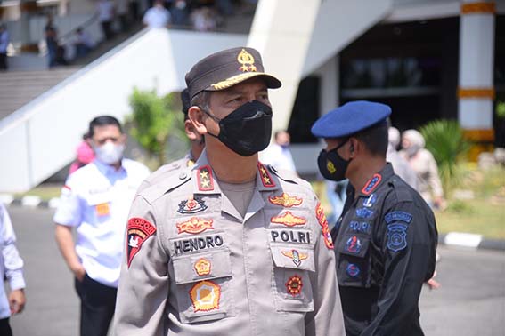 Kapolda Lampung apresiasi kepada para elemen mahasiswa Lampung, demo berjalan aman dan tertib
