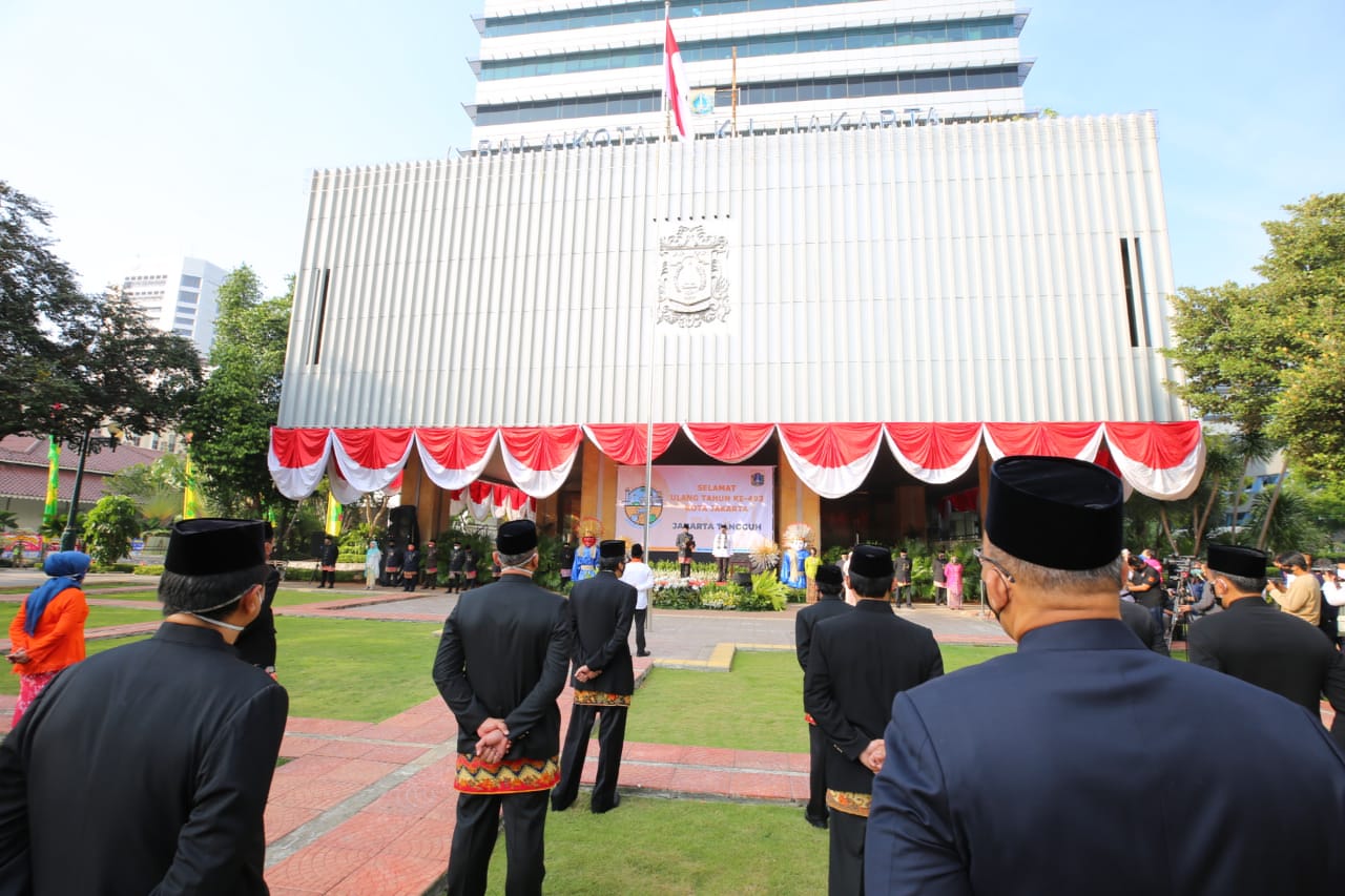 Terbatas, Upacara HUT DKI Dihadiri 150 Orang