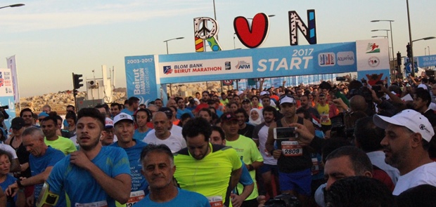 Prajurit TNI Konga Unifil Meriahkan Beirut Marathon 2017 di Lebanon