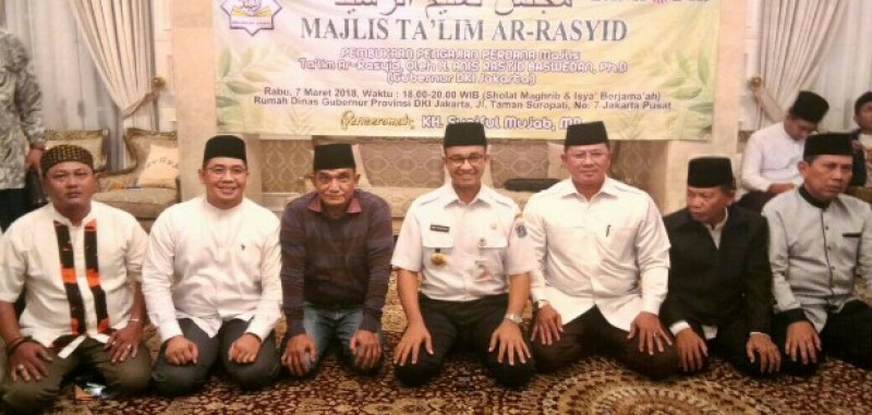 Anies Harap Majelis Ta'lim Ar Rasyid Dapat Berkontribusi Bagi Pembangunan Jakarta