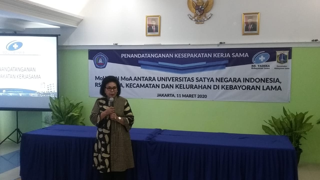 Rektor Usni Harap Kerjasama Dengan RS Yadika Dan Pemerintah Dongkrak Prestasi Siswa